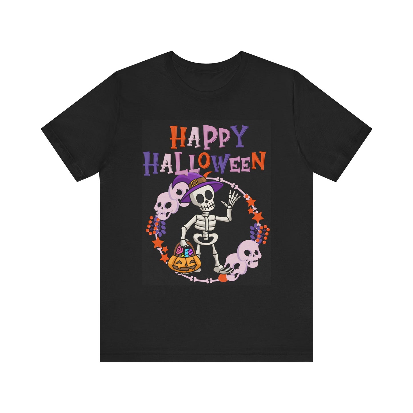 Halloween Skeleton Unisex Tee