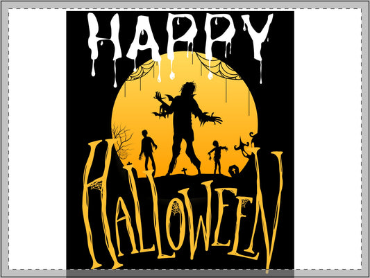 Yard Signs - Happy Halloween Design Witch Vibes Only