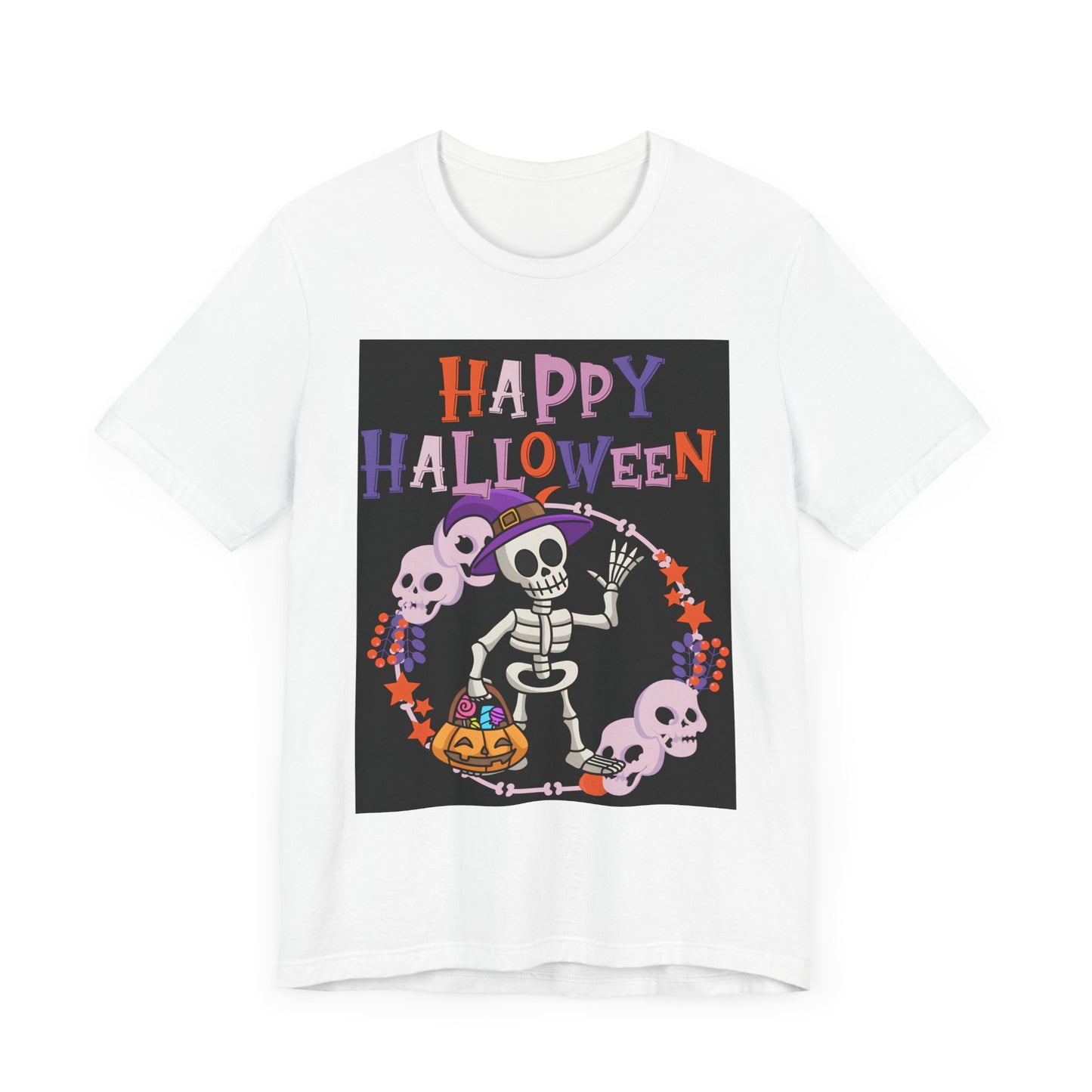 Halloween Skeleton Unisex Tee