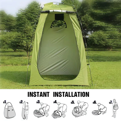 Westtune Portable Privacy Shower Tent Outdoor Waterproof  Changing Room Shelter for Camping Hiking Beach Toilet Shower Bathroom