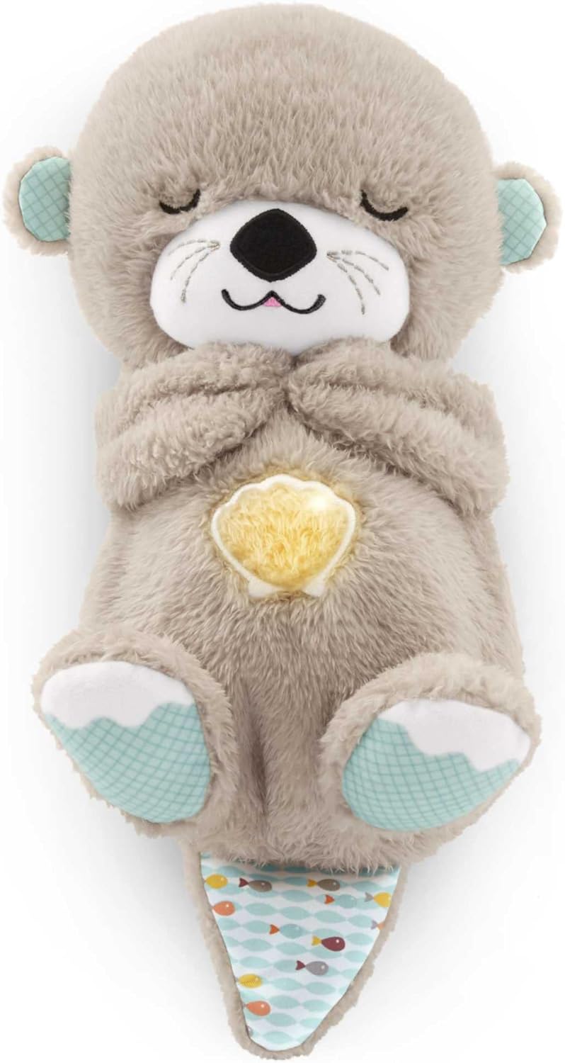 Breathing Bear Baby Soothing Otter Plush Doll – Music & Light Sleeping Companion | Ideal Gift for Kids