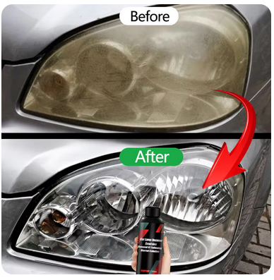 Car Headlight Polishing Agent - Scratch Remover & Repair Fluid | Headlight Renewal Polish & Maintenance Liquid Kit