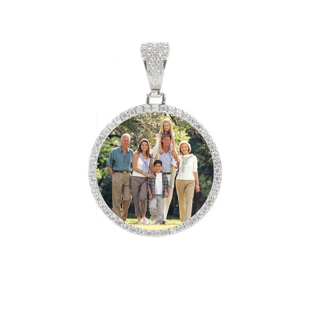 Bling Memory Medallion Necklace