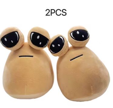 22CM My Pet Alien Pou Plush Toy – Cute Emotion Plushie Stuffed Animal Doll