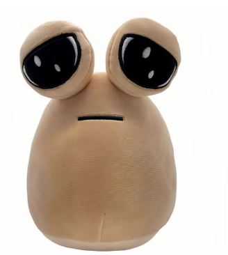 22CM My Pet Alien Pou Plush Toy – Cute Emotion Plushie Stuffed Animal Doll